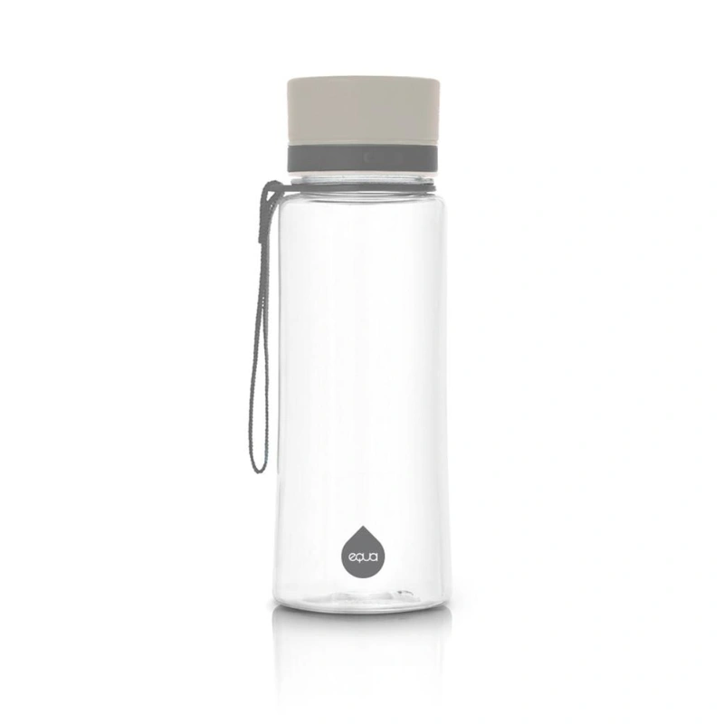 Picture of EQUA BPA mentes műanyag kulacs 600 ml - Sima szürke