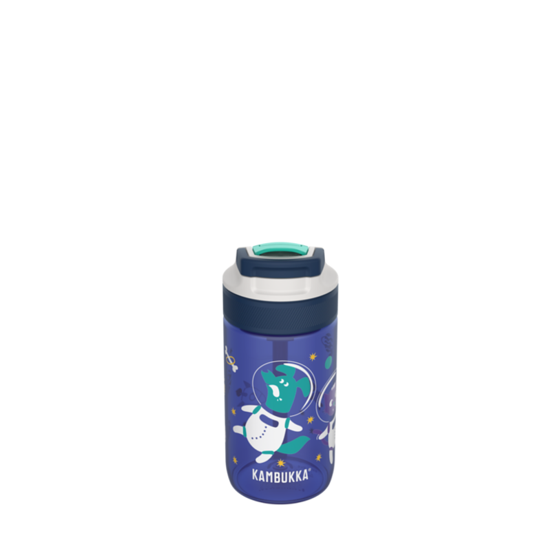 Picture of KAMBUKKA LAGOON Space Animals műanyag kulacs szívószállal - 400 ml 